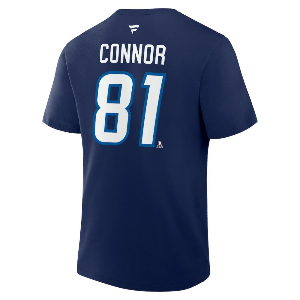 Kyle Connor Winnipeg Jets Fanatics Authentic Stack Name & Number T-Shirt Online