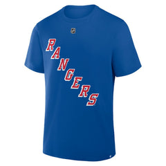 Adam Fox New York Rangers Fanatics Authentic Stack Name & Number T-Shirt Sale