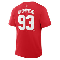Alex DeBrincat Detroit Red Wings Fanatics Authentic Stack Name & Number T-Shirt Sale