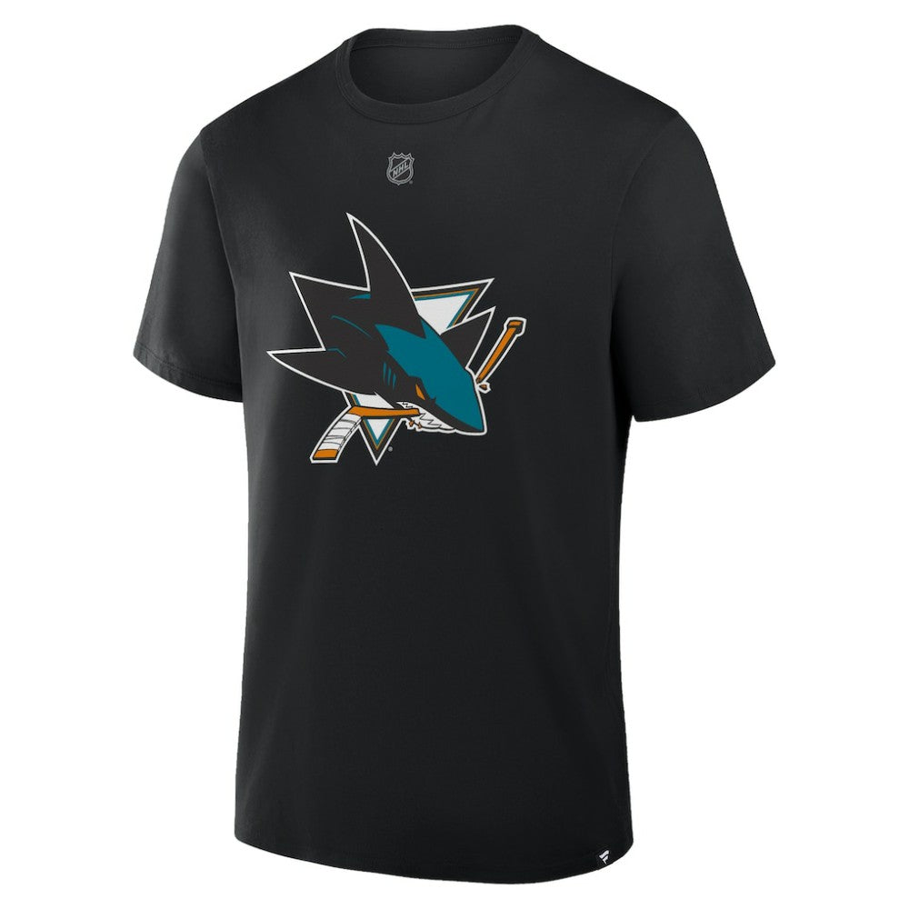 Macklin Celebrini San Jose Sharks Fanatics Authentic Stack Name & Number T-Shirt On Sale