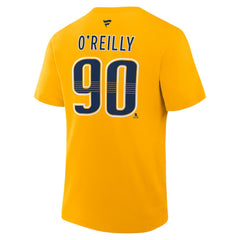 Ryan O'Reilly Nashville Predators Fanatics Authentic Stack Name & Number T-Shirt On Sale