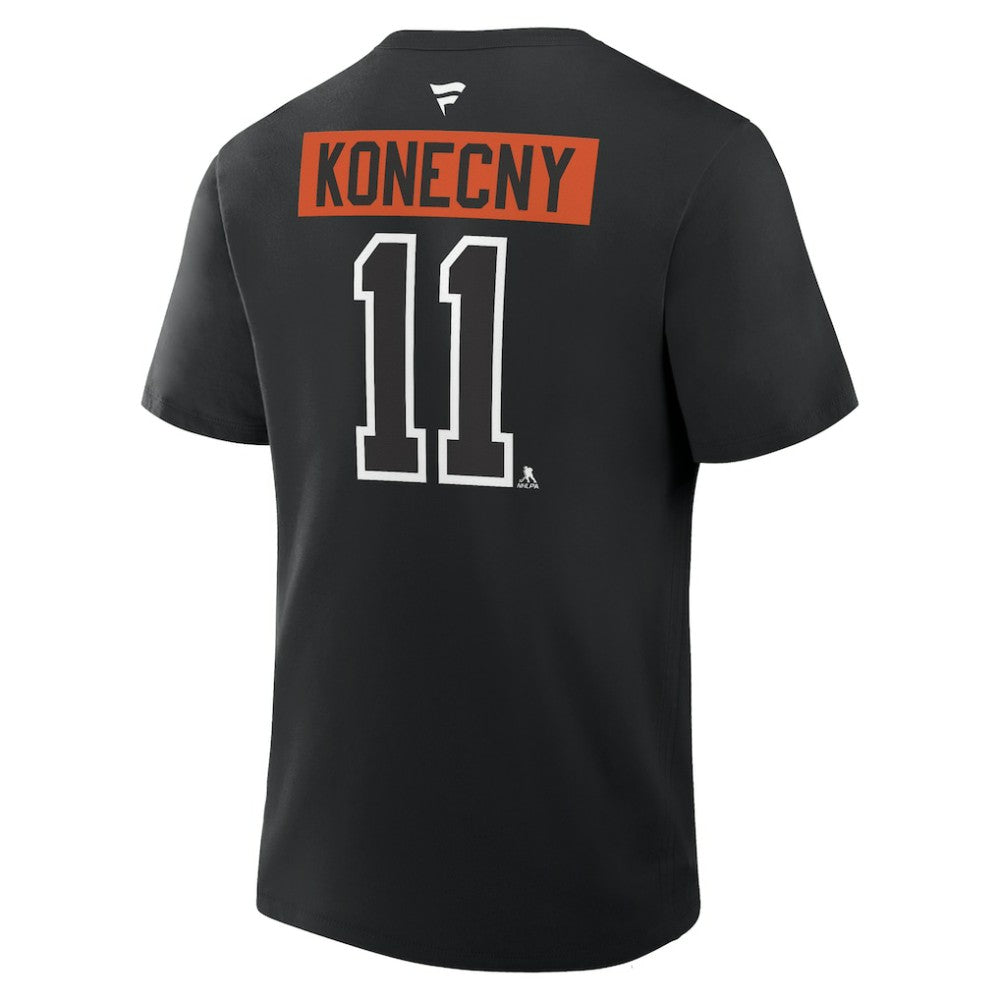 Travis Konecny Philadelphia Flyers Fanatics Authentic Stack Name & Number T-Shirt Discount