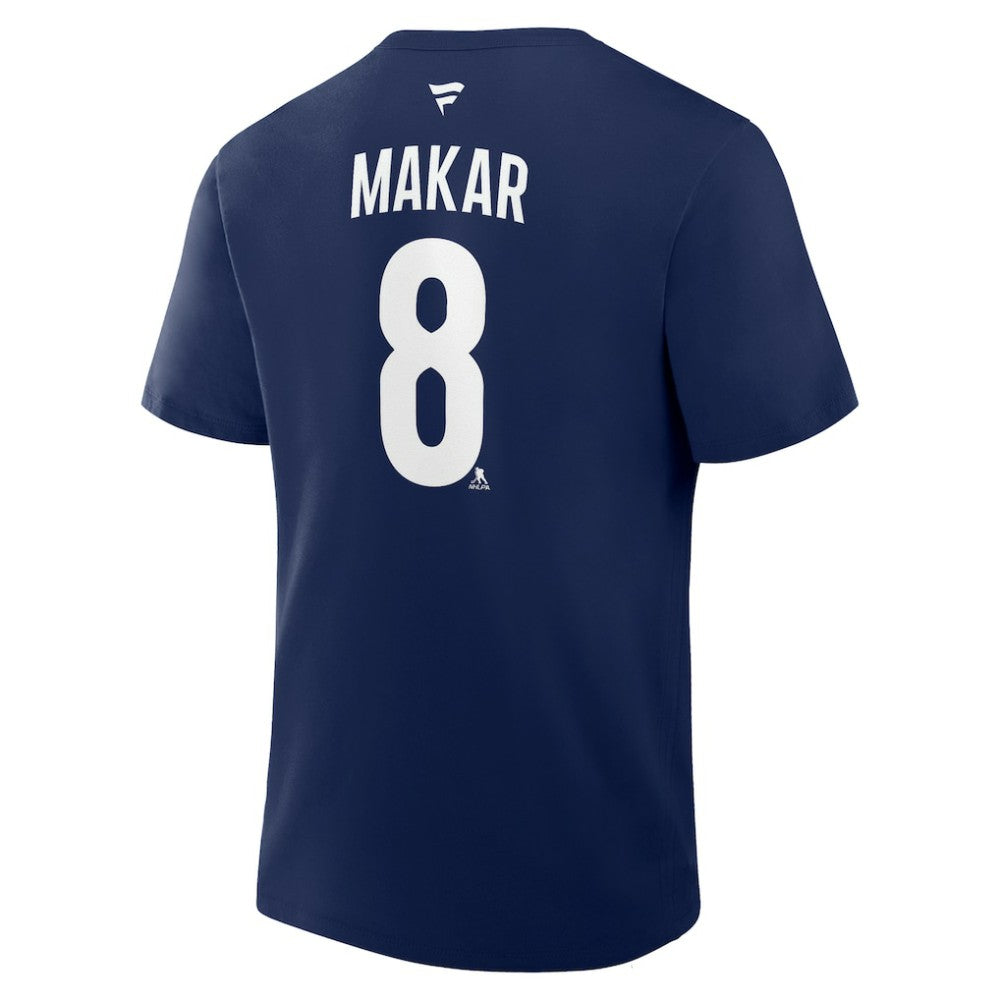 Cale Makar Colorado Avalanche Fanatics Authentic Stack Name & Number T-Shirt Online
