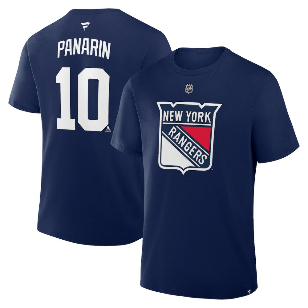 Artemi Panarin New York Rangers Fanatics Authentic Stack Name & Number T-Shirt Sale