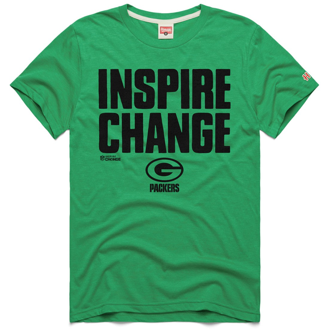 Green Bay Packers  Homage Unisex 2024 Inspire Change Tri-Blend T-Shirt
