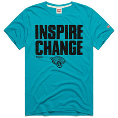 Jacksonville Jaguars  Homage Unisex 2024 Inspire Change Tri-Blend T-Shirt