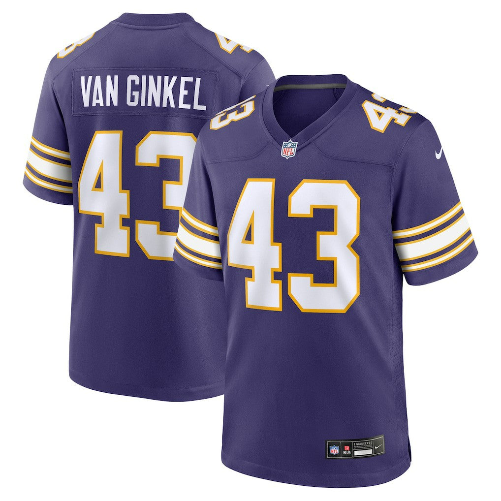 Minnesota Vikings Nike Andrew Van Ginkel  Alternate Game Jersey