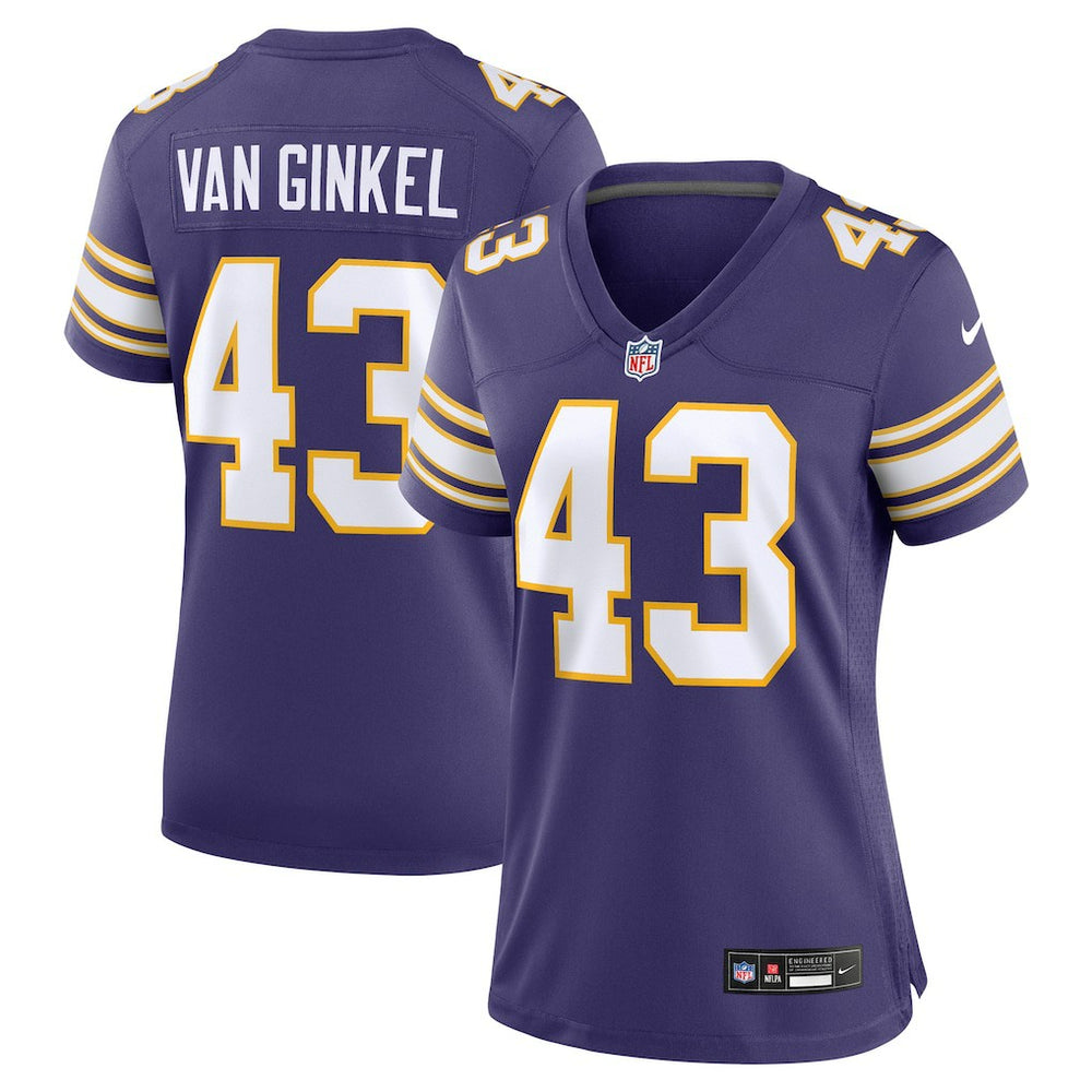 Minnesota Vikings Nike Andrew Van Ginkel  Women's Alternate Game Jersey