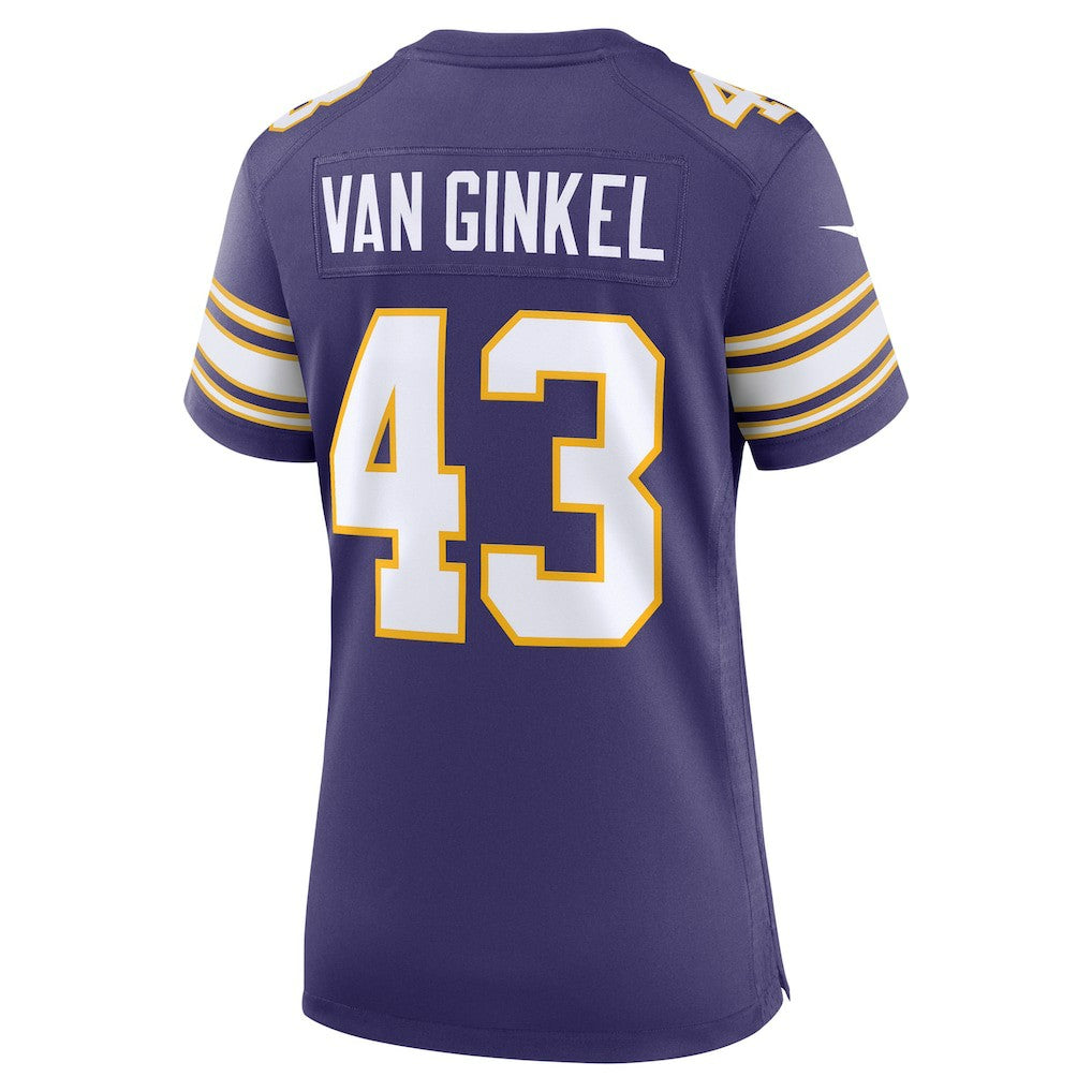 Minnesota Vikings Nike Andrew Van Ginkel  Women's Alternate Game Jersey