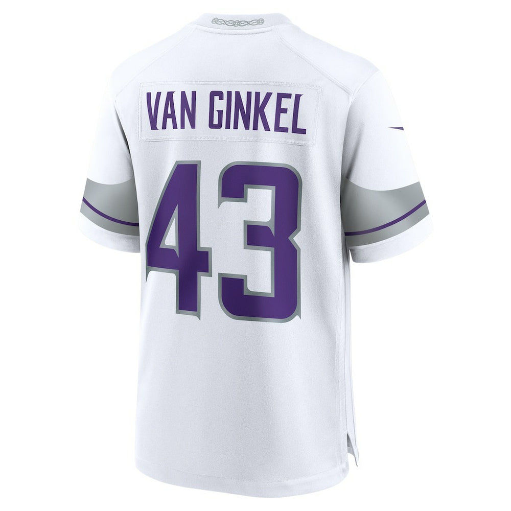 Minnesota Vikings Nike Andrew Van Ginkel  Alternate Game Jersey
