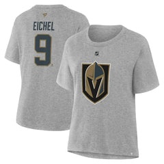 Jack Eichel Vegas Golden Knights Fanatics Women's Authentic Stack Name & Number T-Shirt For Sale