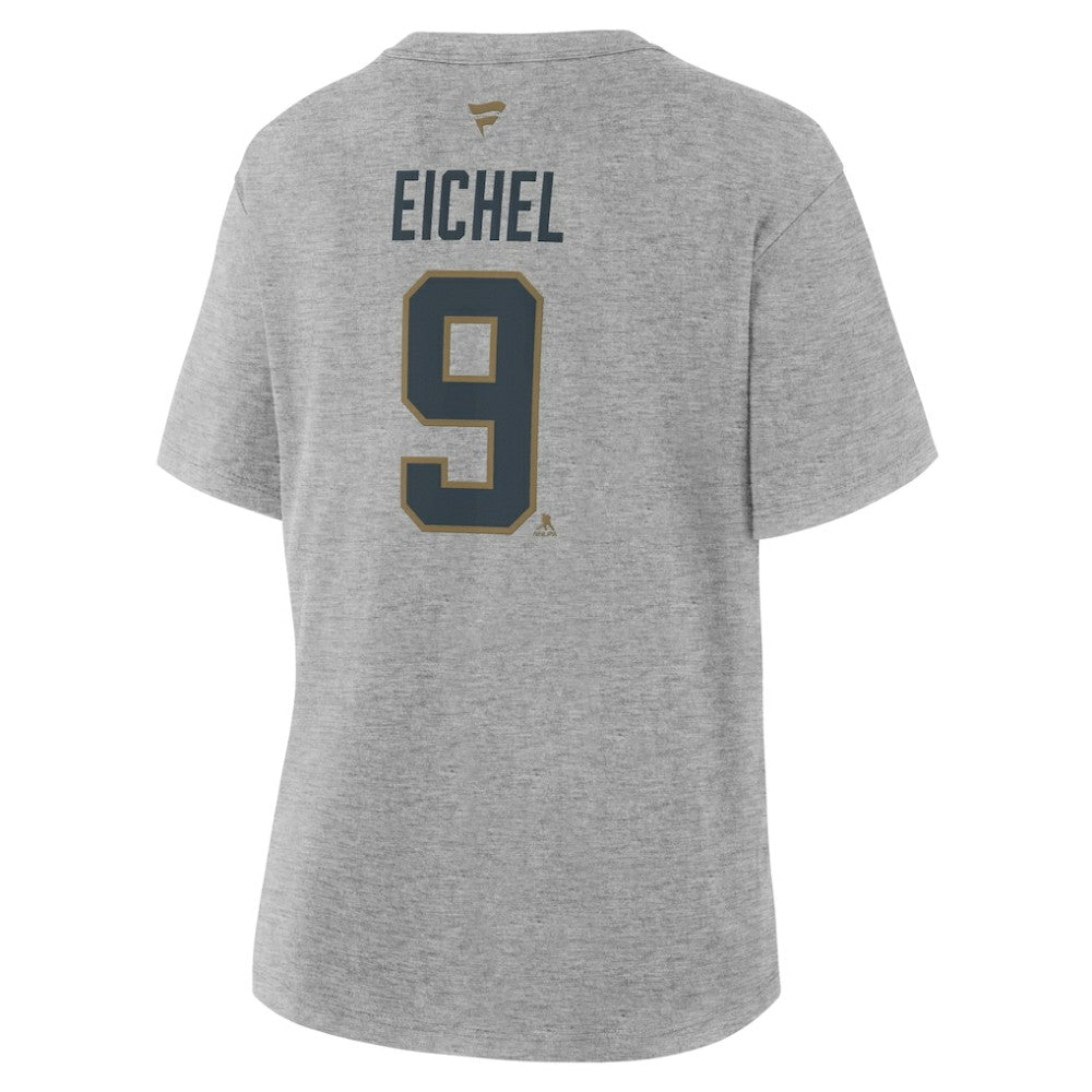 Jack Eichel Vegas Golden Knights Fanatics Women's Authentic Stack Name & Number T-Shirt For Sale