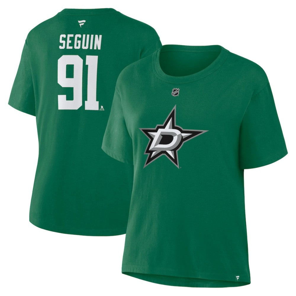 Tyler Seguin Dallas Stars Fanatics Women's Authentic Stack Name & Number T-Shirt Online