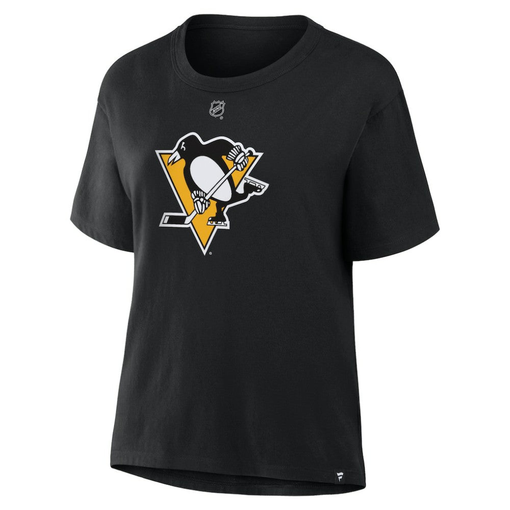 Evgeni Malkin Pittsburgh Penguins Fanatics Women's Authentic Stack Name & Number T-Shirt For Sale