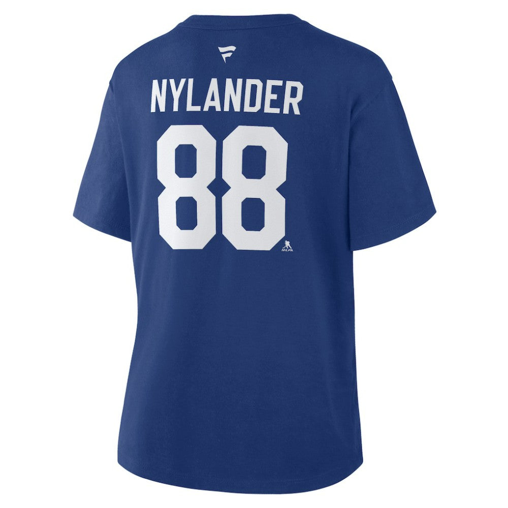 William Nylander Toronto Maple Leafs Fanatics Women's Authentic Stack Name & Number T-Shirt On Sale