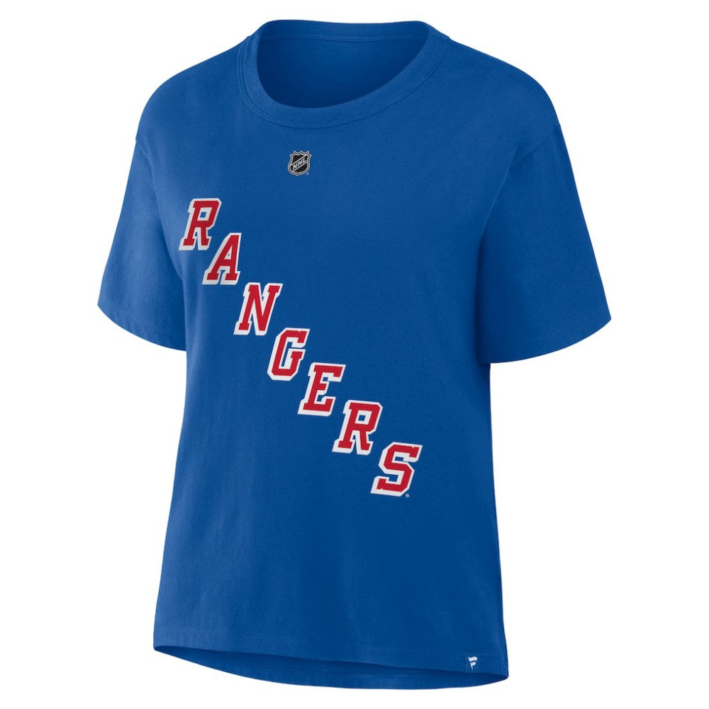 Artemi Panarin New York Rangers Fanatics Women's Authentic Stack Name & Number T-Shirt Discount