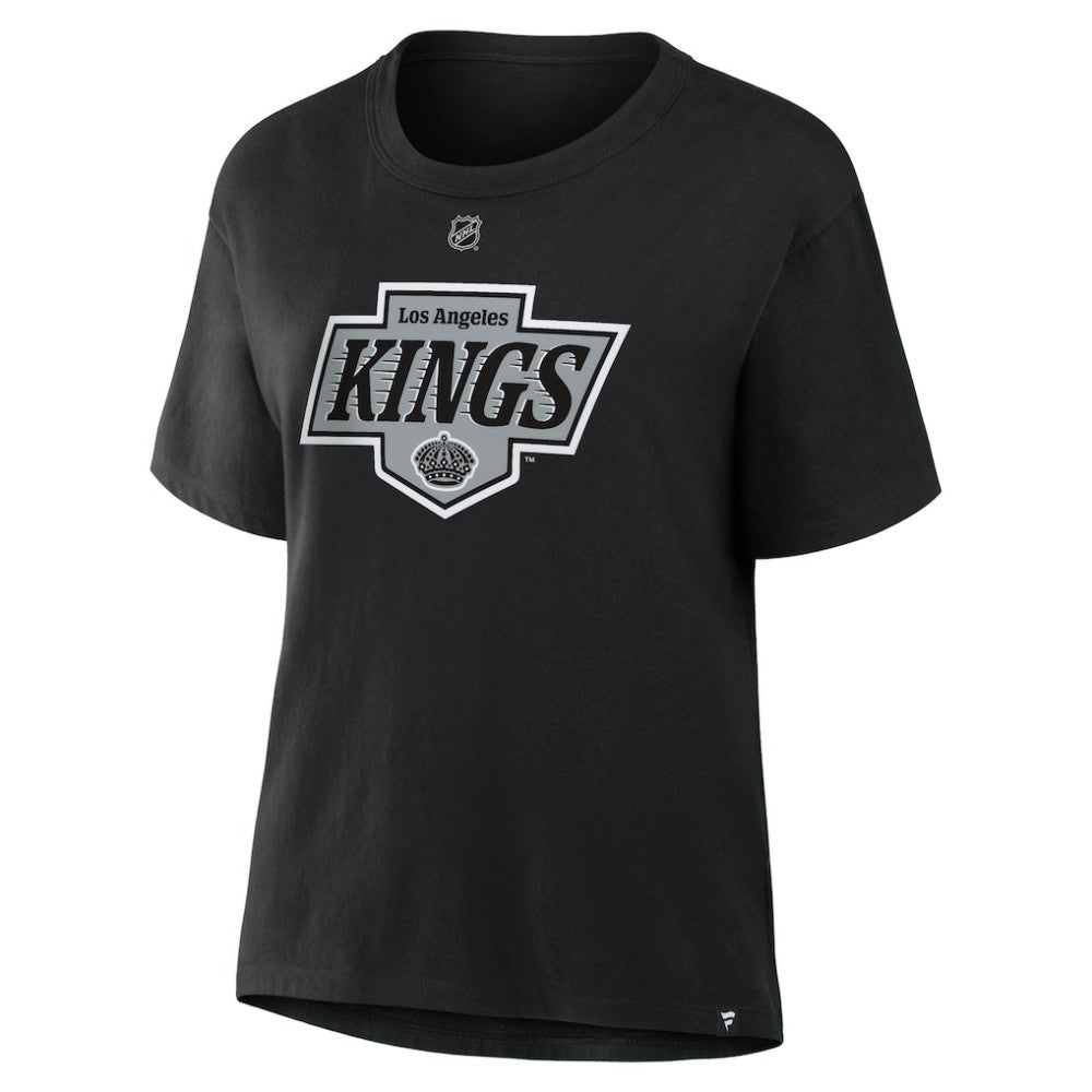Drew Doughty Los Angeles Kings Fanatics Women's Authentic Stack Name & Number T-Shirt On Sale