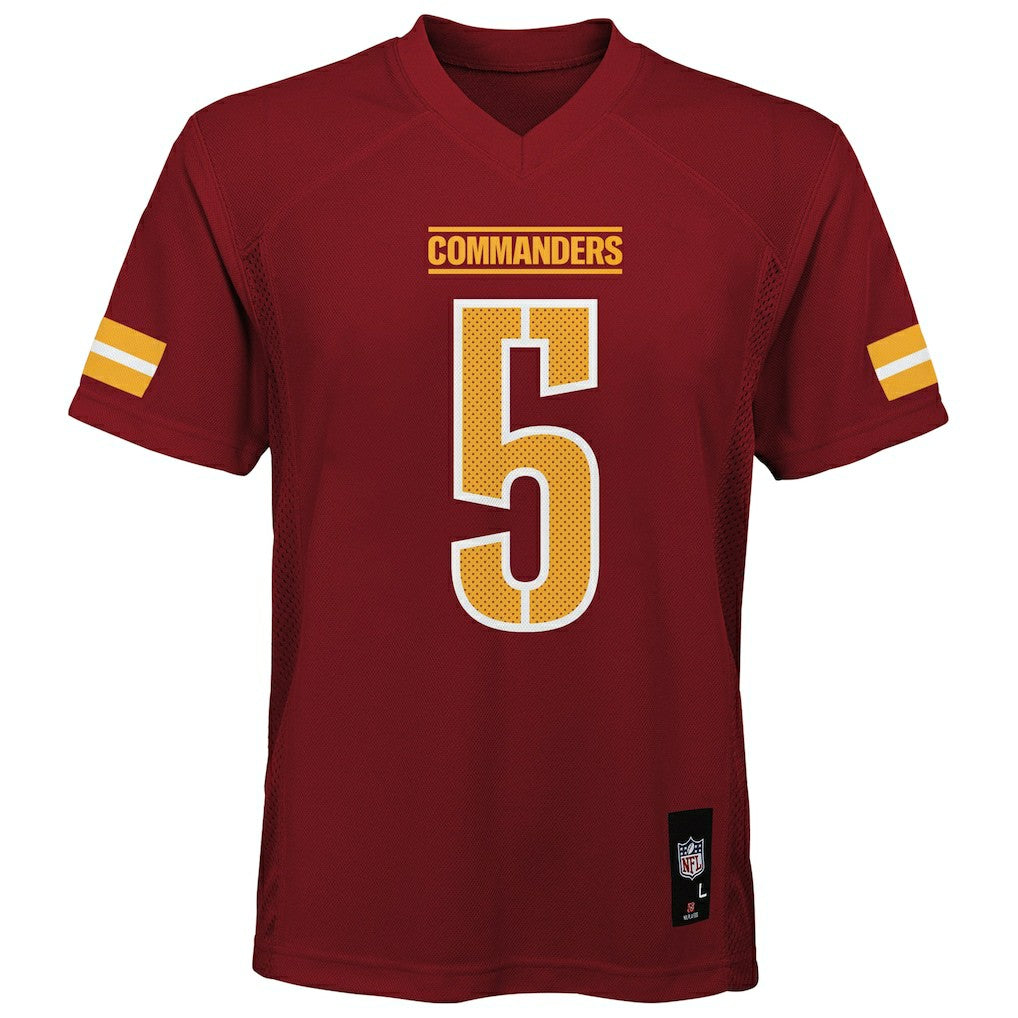 Washington Commanders  Jayden Daniels  Youth Replica Player Jersey