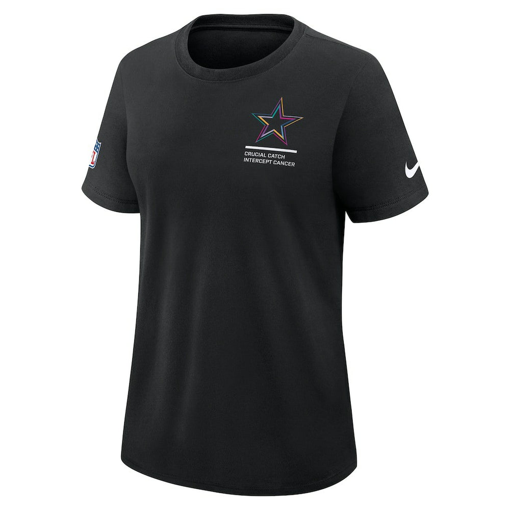 Dallas Cowboys Nike Women's 2025 NFL Crucial Catch Tri-Blend Dri-FIT T-Shirt