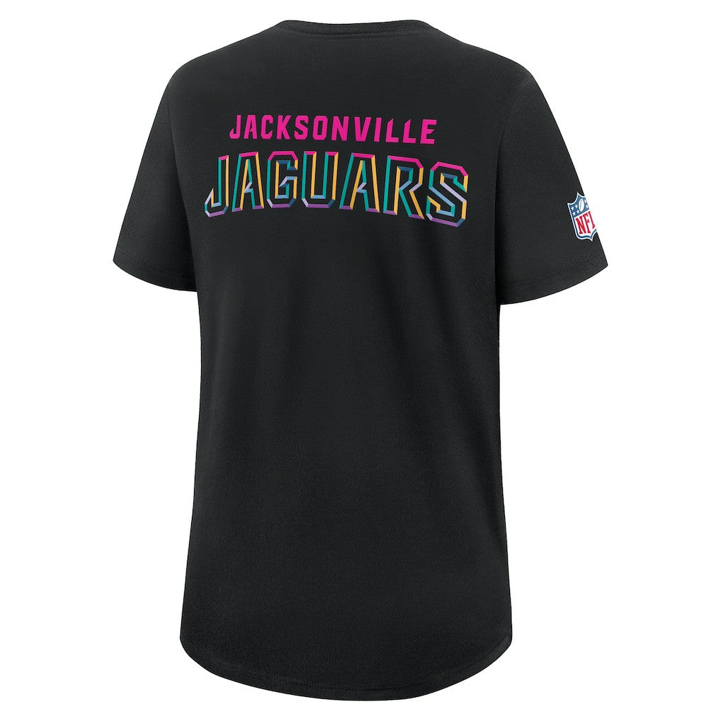 Jacksonville Jaguars Nike Women's 2025 NFL Crucial Catch Tri-Blend Dri-FIT T-Shirt
