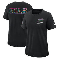 Buffalo Bills Nike Women's 2025 NFL Crucial Catch Tri-Blend Dri-FIT T-Shirt