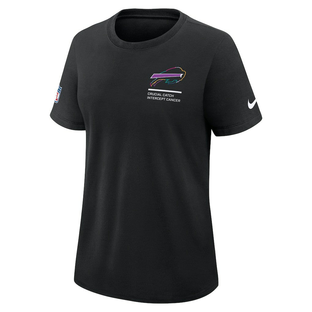 Buffalo Bills Nike Women's 2025 NFL Crucial Catch Tri-Blend Dri-FIT T-Shirt