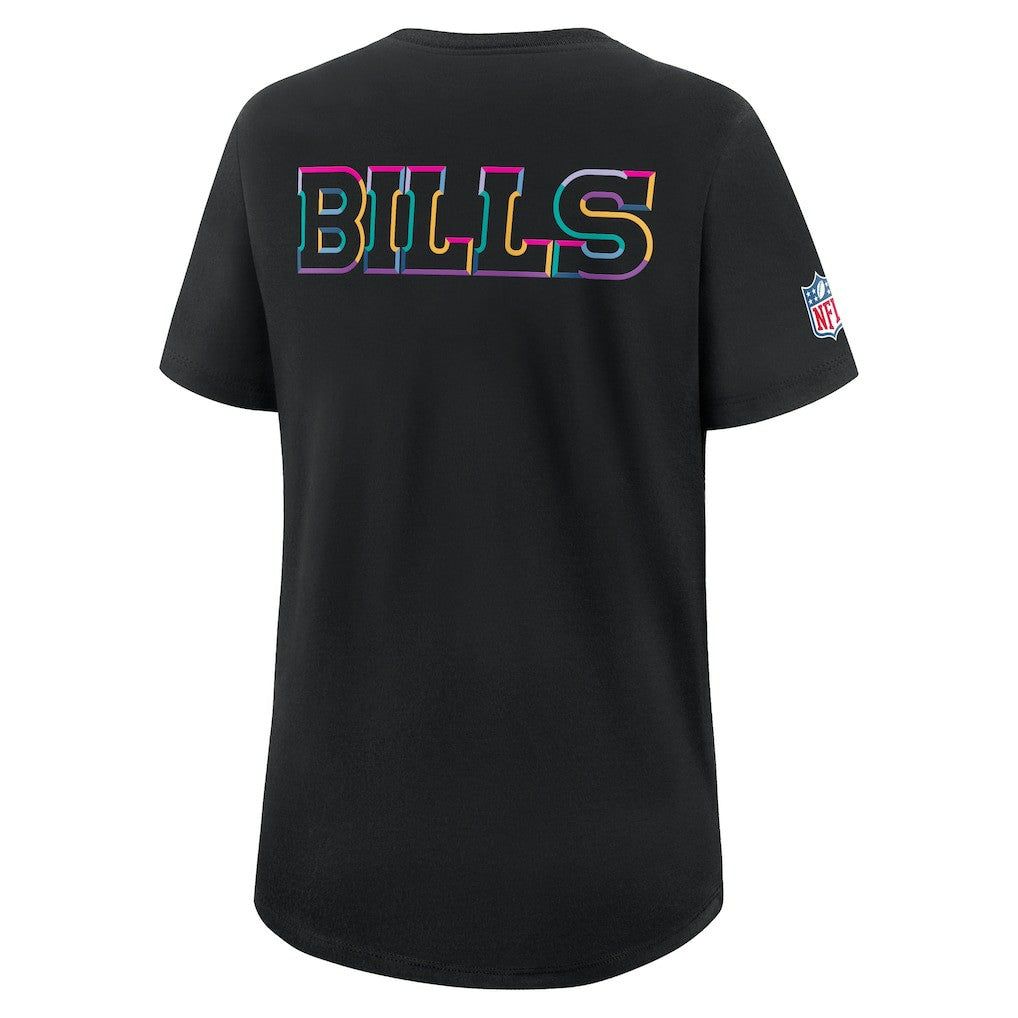 Buffalo Bills Nike Women's 2025 NFL Crucial Catch Tri-Blend Dri-FIT T-Shirt
