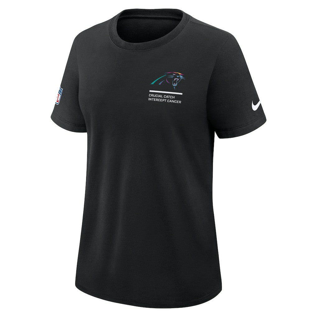 Carolina Panthers Nike Women's 2025 NFL Crucial Catch Tri-Blend Dri-FIT T-Shirt