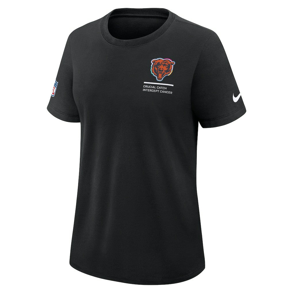 Chicago Bears Nike Women's 2025 NFL Crucial Catch Tri-Blend Dri-FIT T-Shirt