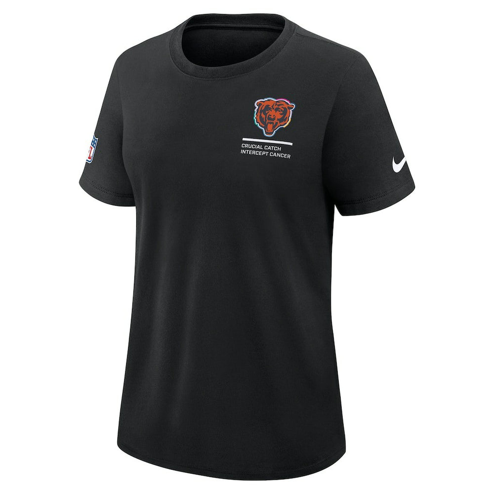 Chicago Bears Nike Women's 2025 NFL Crucial Catch Tri-Blend Dri-FIT T-Shirt