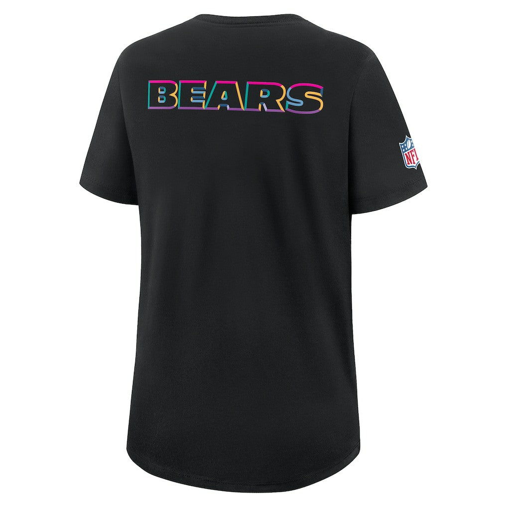 Chicago Bears Nike Women's 2025 NFL Crucial Catch Tri-Blend Dri-FIT T-Shirt