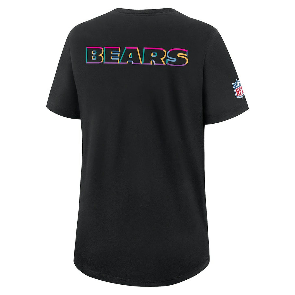 Chicago Bears Nike Women's 2025 NFL Crucial Catch Tri-Blend Dri-FIT T-Shirt