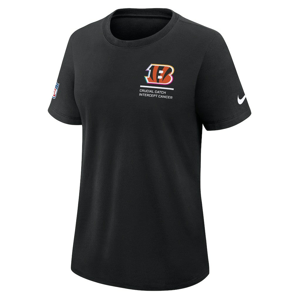 Cincinnati Bengals Nike Women's 2025 NFL Crucial Catch Tri-Blend Dri-FIT T-Shirt