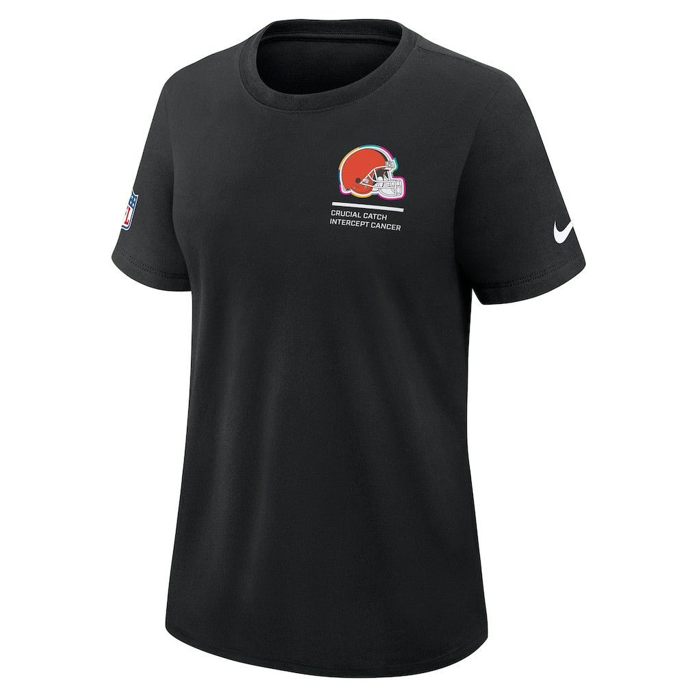 Cleveland Browns Nike Women's 2025 NFL Crucial Catch Tri-Blend Dri-FIT T-Shirt