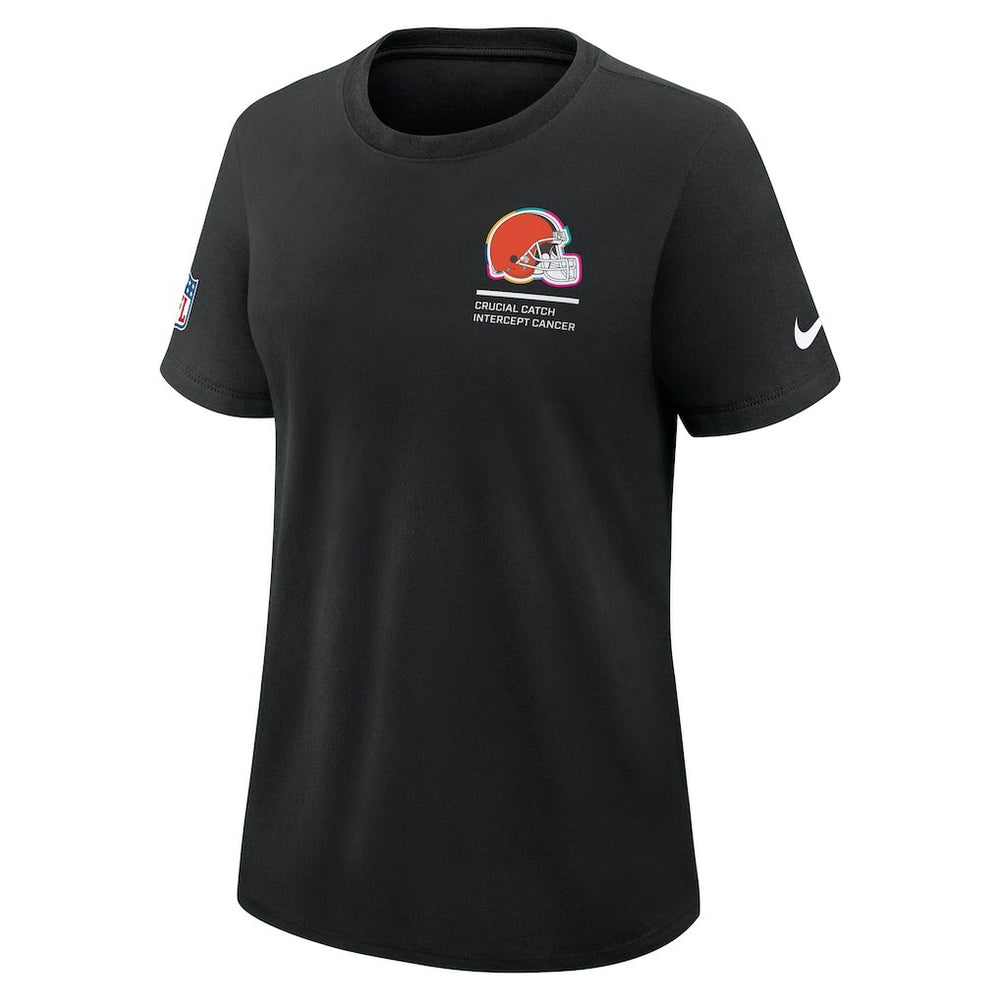Cleveland Browns Nike Women's 2025 NFL Crucial Catch Tri-Blend Dri-FIT T-Shirt