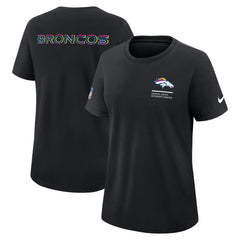 Denver Broncos Nike Women's 2025 NFL Crucial Catch Tri-Blend Dri-FIT T-Shirt