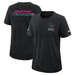 Houston Texans Nike Women's 2025 NFL Crucial Catch Tri-Blend Dri-FIT T-Shirt