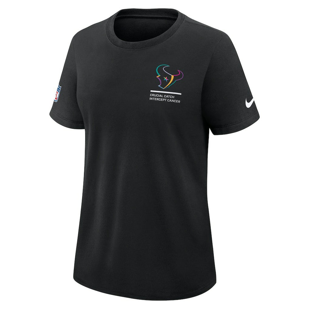 Houston Texans Nike Women's 2025 NFL Crucial Catch Tri-Blend Dri-FIT T-Shirt