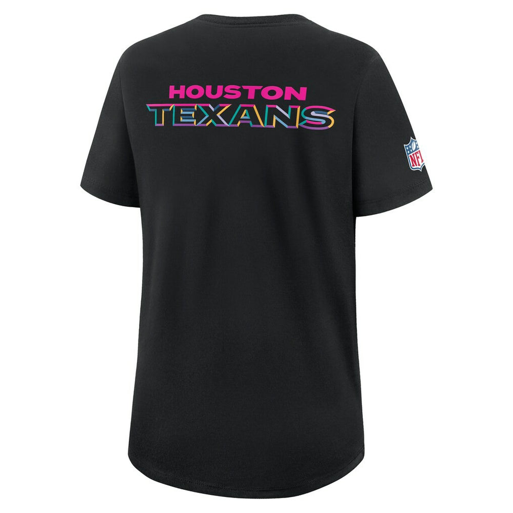 Houston Texans Nike Women's 2025 NFL Crucial Catch Tri-Blend Dri-FIT T-Shirt
