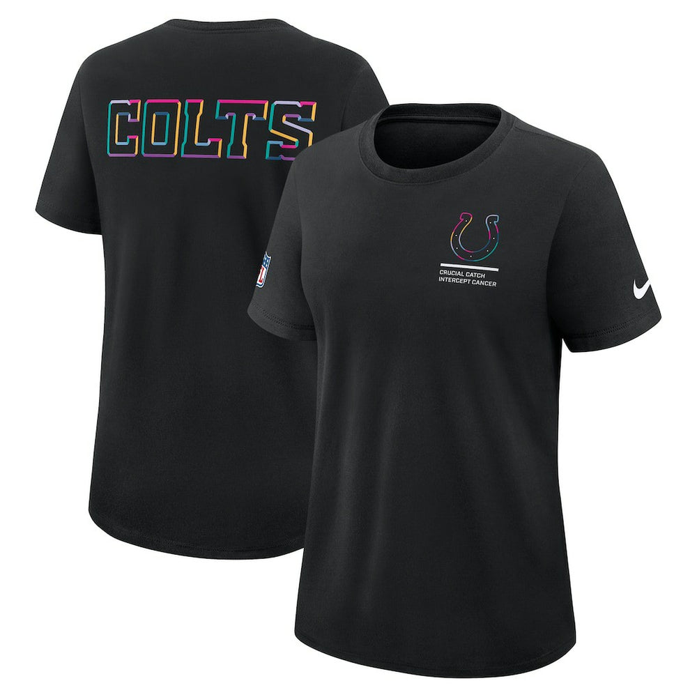 Indianapolis Colts Nike Women's 2025 NFL Crucial Catch Tri-Blend Dri-FIT T-Shirt