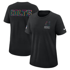 Indianapolis Colts Nike Women's 2025 NFL Crucial Catch Tri-Blend Dri-FIT T-Shirt
