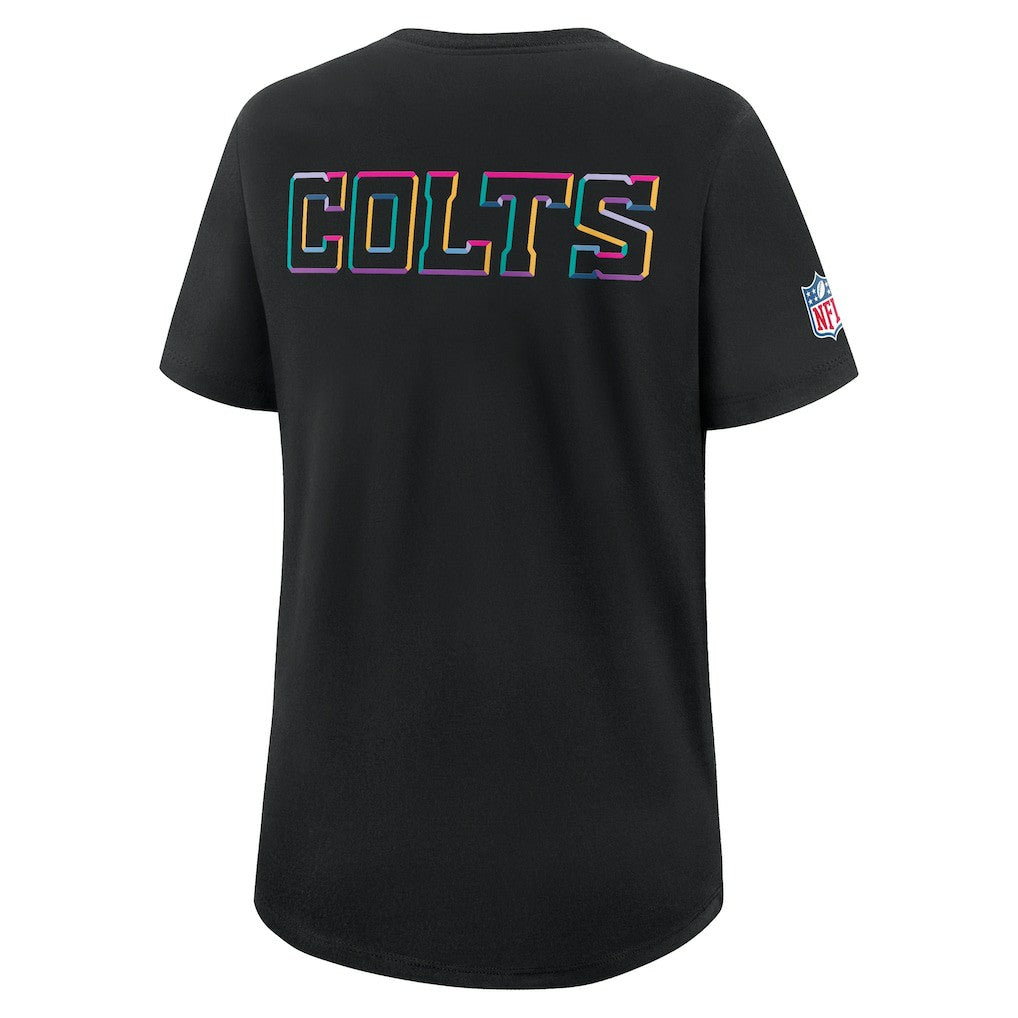 Indianapolis Colts Nike Women's 2025 NFL Crucial Catch Tri-Blend Dri-FIT T-Shirt