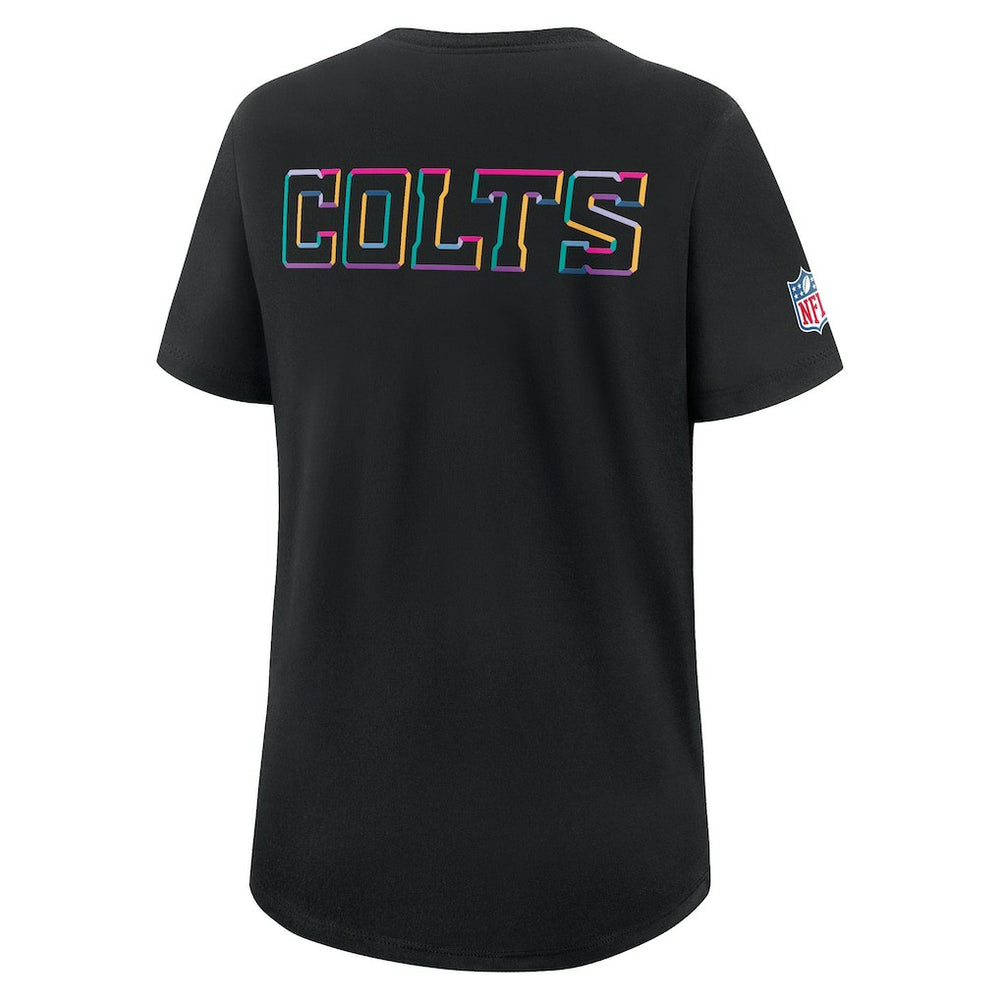 Indianapolis Colts Nike Women's 2025 NFL Crucial Catch Tri-Blend Dri-FIT T-Shirt