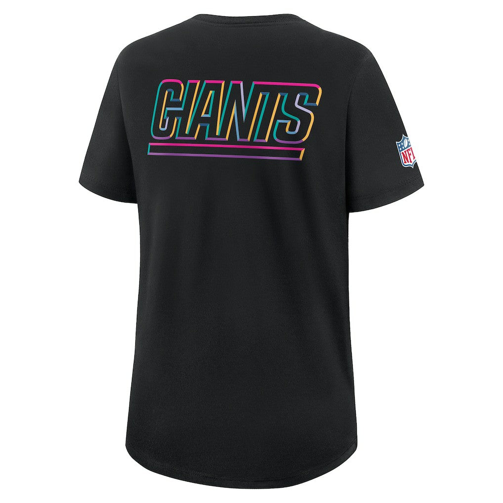 New York Giants Nike Women's 2025 NFL Crucial Catch Tri-Blend Dri-FIT T-Shirt