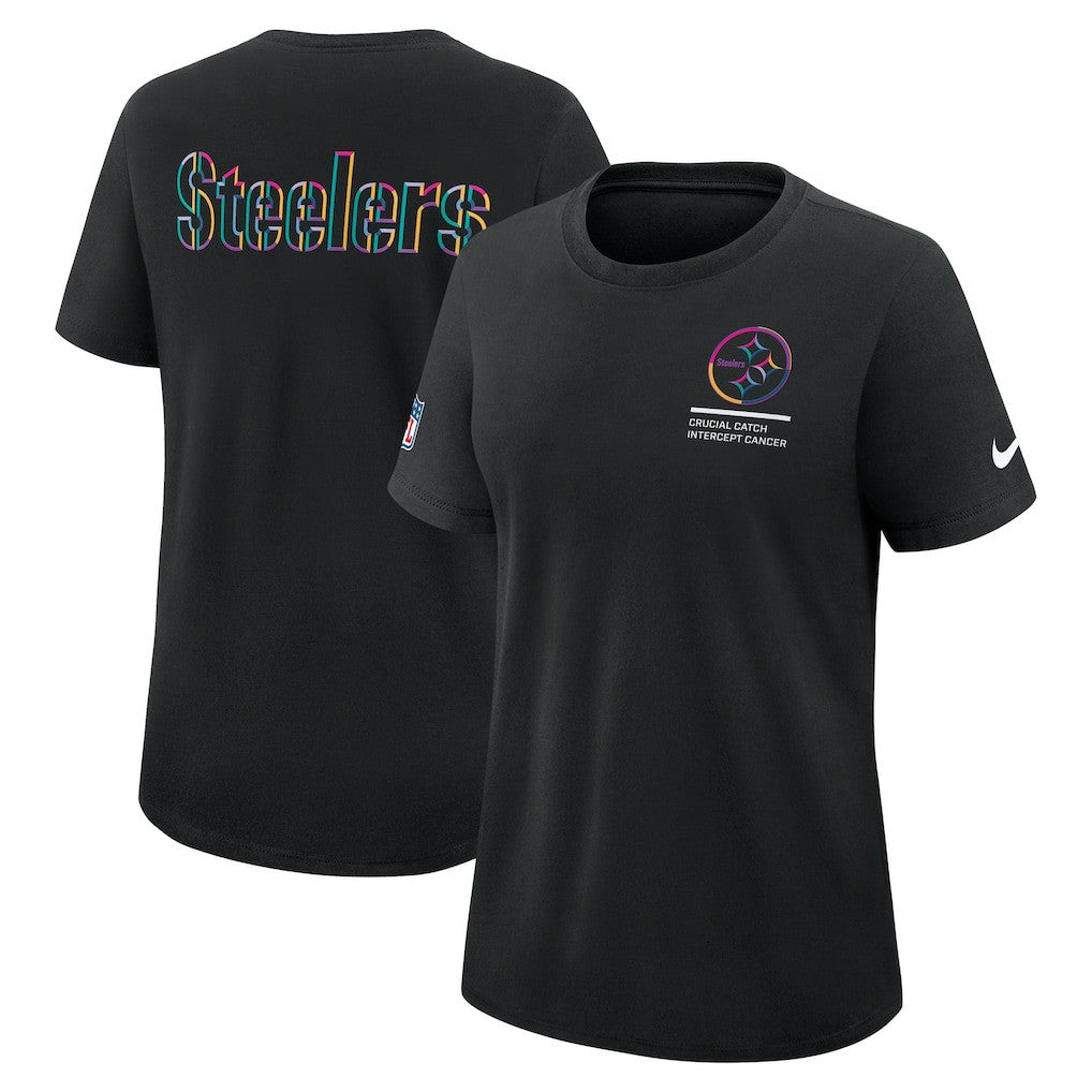 Pittsburgh Steelers Nike Women's 2025 NFL Crucial Catch Tri-Blend Dri-FIT T-Shirt
