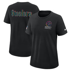 Pittsburgh Steelers Nike Women's 2025 NFL Crucial Catch Tri-Blend Dri-FIT T-Shirt