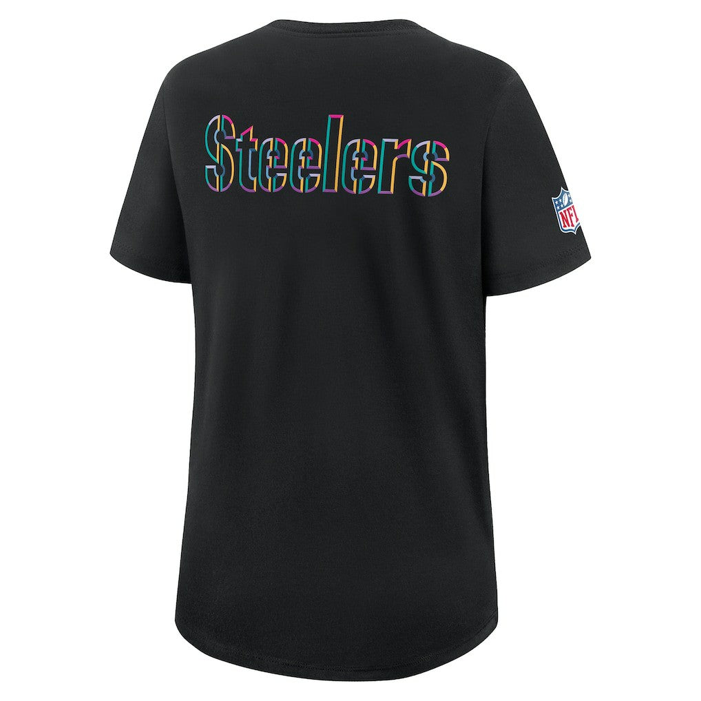 Pittsburgh Steelers Nike Women's 2025 NFL Crucial Catch Tri-Blend Dri-FIT T-Shirt