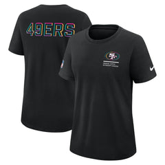 San Francisco 49ers Nike Women's 2025 NFL Crucial Catch Tri-Blend Dri-FIT T-Shirt