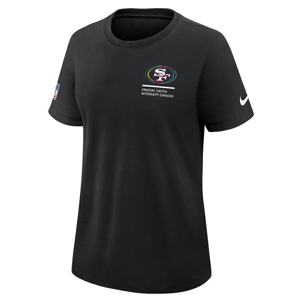 San Francisco 49ers Nike Women's 2025 NFL Crucial Catch Tri-Blend Dri-FIT T-Shirt