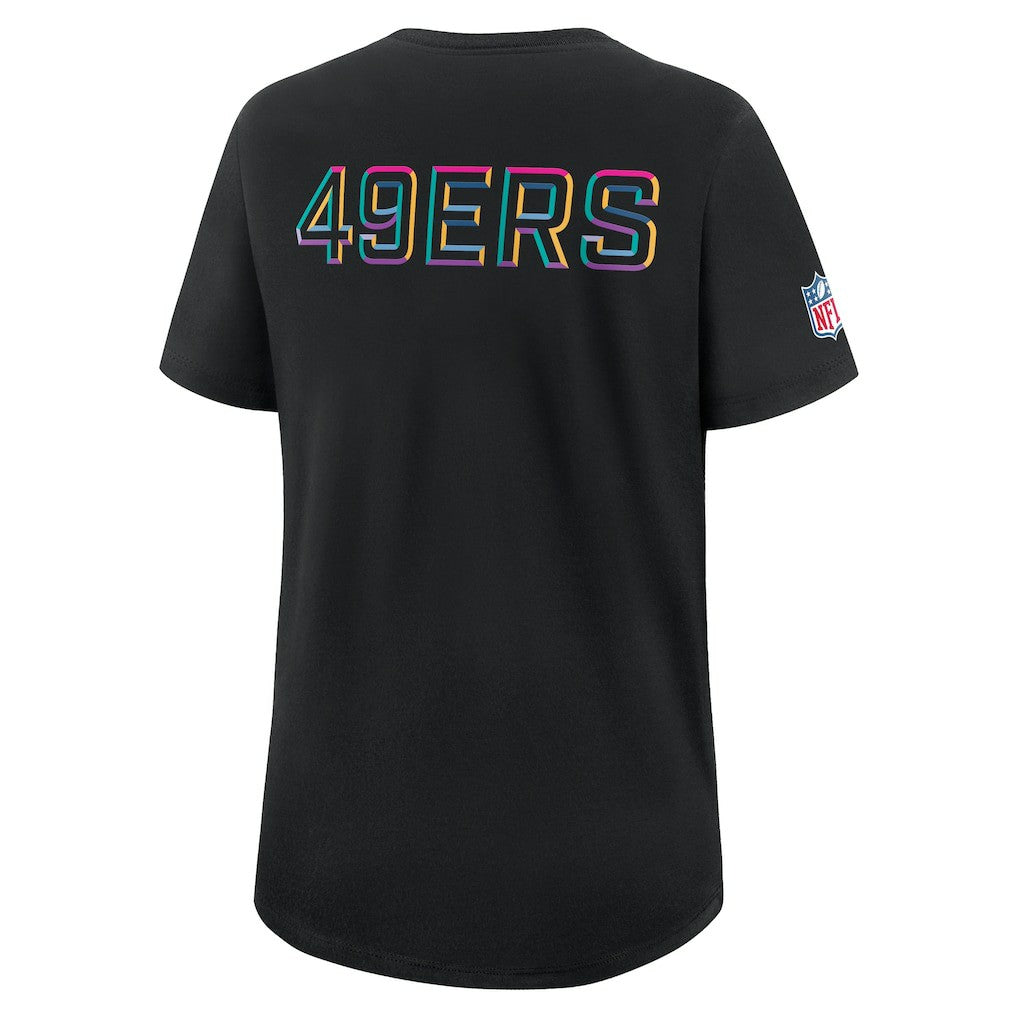 San Francisco 49ers Nike Women's 2025 NFL Crucial Catch Tri-Blend Dri-FIT T-Shirt